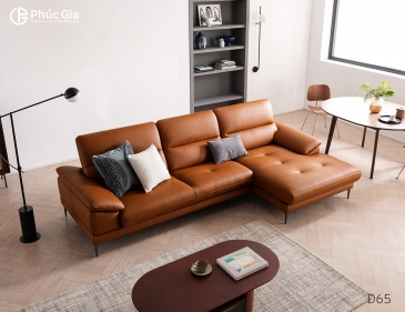 Ghế sofa da D65 Ghế sofa da D65